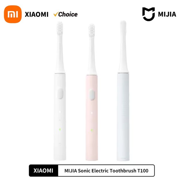 Imagen de la oferta: XIAOMI-cepillo de dientes eléctrico Mijia T100, dispositivo inteligente resistente al agua IPX7, recargable por USB, para blanquear los dientes
