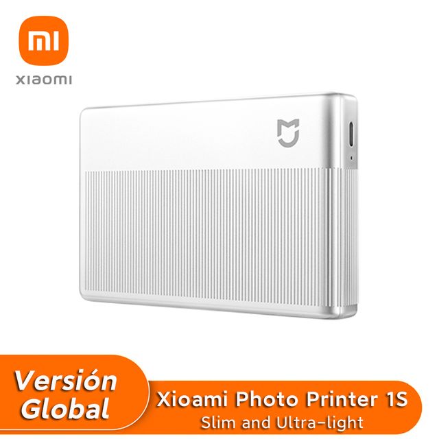 Imagen de la oferta: Xiaomi mini impresora de fotos 1S, impresora térmica portátil bluetooth 5.2, 313 × 512dpi, impresora de etiqueta adhesivas inalámbrica para movil