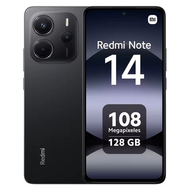 Imagen de la oferta: Xiaomi Redmi Note 14 4G Smartphone NFC Pantalla AMOLED de 6,67'' Tasa refresco 120Hz Procesador Helio G99-Ultra Octa-Core Cámara triple trasera 108MP Cámara frontal 20MP Batería 5500 mAh Carga turbo 33W