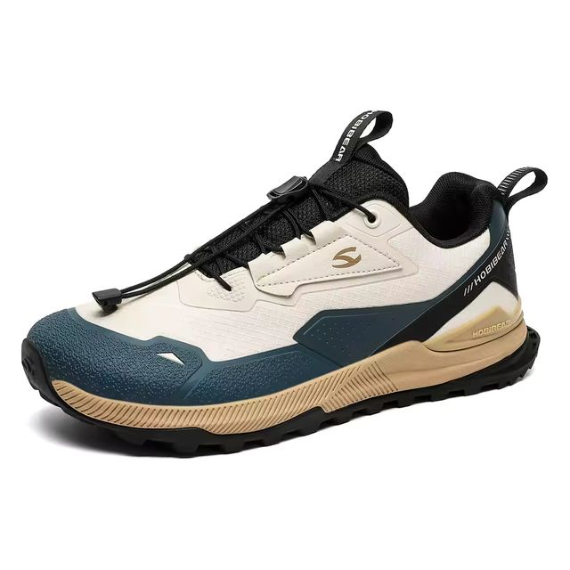 Imagen de la oferta: HOBIBEAR Zapatos para caminar y senderismo para hombres y mujeres, zapatillas antideslizantes con banda elástica, cómodas zapatillas para correr para viajes al aire libre