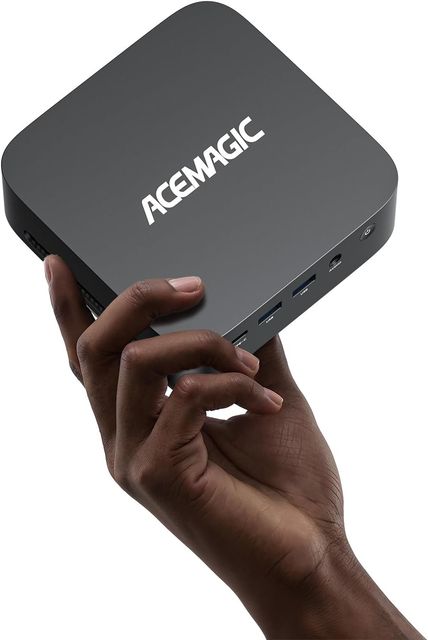 Imagen de la oferta: ACEMAGIC Kron Mini K1 Mini PC, AMD Ryzen 4300U Windows 11 Pro Mini PC(4C/CT,3.7 GHz, Mejor 3500U/N150/N97), 16GB DDR4 1TB Mini Ordenador, Pantalla Triple 4K/ WIFI5, Educativo/Oficina/Audiovisual