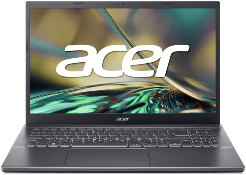 Imagen de: Acer Aspire 5 A515-57-78XY, Ordenador Portátil 15,6" Full HD LCD (‎Intel Core i7-12650H, 32 GB RAM, 1024 GB SSD, Intel UHD Graphics, Sin Sistema Operativo) Color Gris, Teclado QWERTY Español