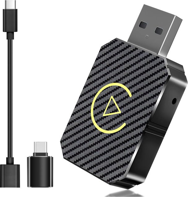 Imagen de la oferta: Adaptador Carplay Inalámbrico,para Convertir CarPlay con Cable en Inalámbrico,Convierte Adaptador Carplay con Cable a Inalámbrico para Control Inalámbrico Plug & Play Carplay Compatible iOS 10+
