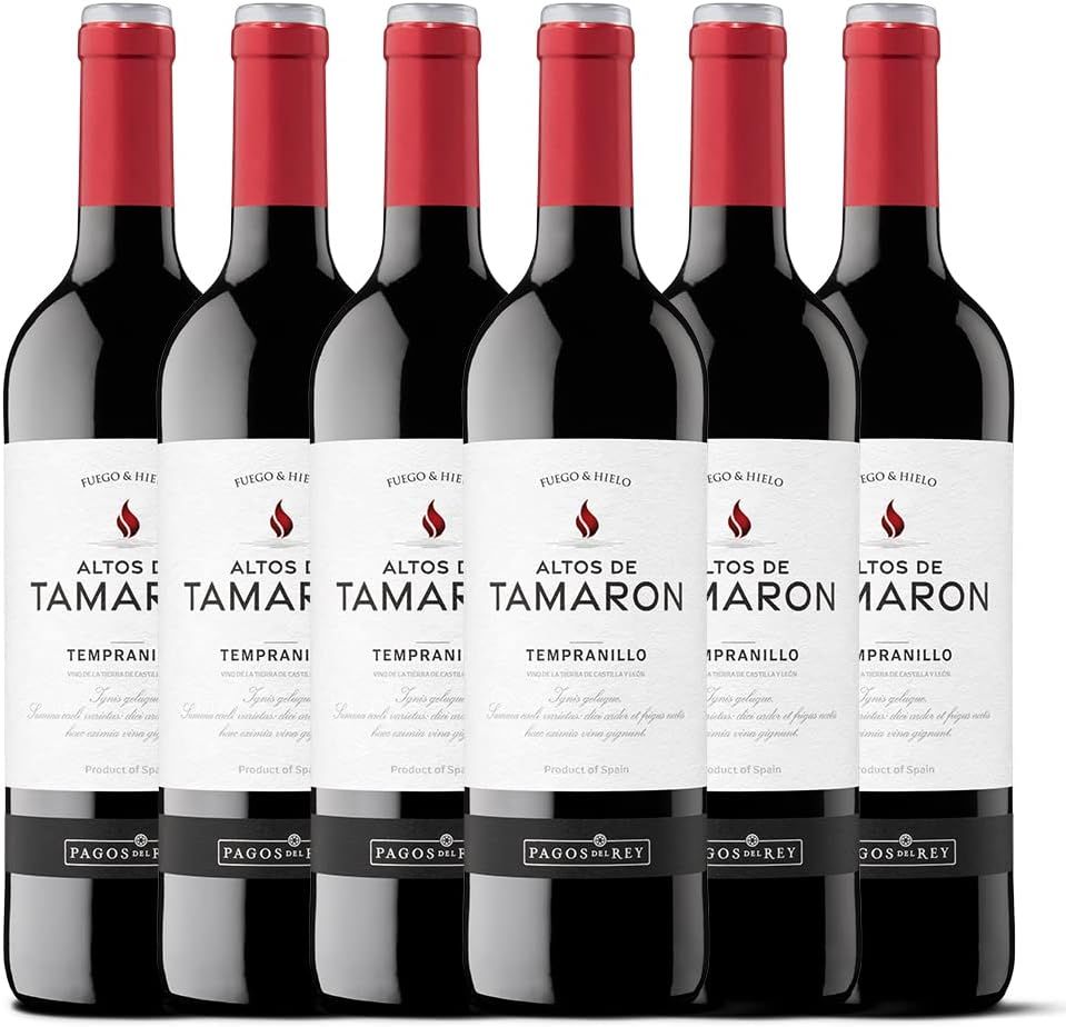Imagen de: Altos De Tamaron Vino Tinto Tempranillo VTCL - 6 Botellas x 750 ml - Total: 4500 ml