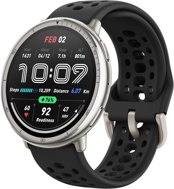Imagen de la oferta: AMAZFIT Active 2 Smart Watch 44mm, AI, Control por Voz, GPS & Mapas sin Coste, Batería de 10 Días, 160+ Modos Deportivos, Resistente al Agua 5 ATM, Compatible con Android & iPhone, Negro