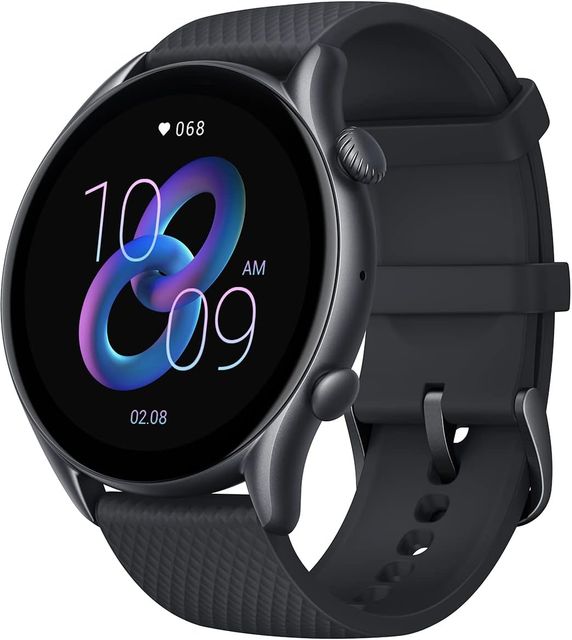 Imagen de la oferta: Amazfit GTR 3 Pro 46mm Smartwatch Deportivo Pantalla AMOLED Frecuencia Cardíaca Sueño Estrés Monitorización de SpO2 150+ Modo- Deportivo GPS Bluetooth Llamadas Control de Música Alexa Negro