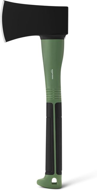 Imagen de la oferta: Amazon Basics Hacha para Cortar Madera, 15 × 5.5 × 1.1 Inches (Largo x Ancho x Alto), Oliva, Negro, Paquete de 1