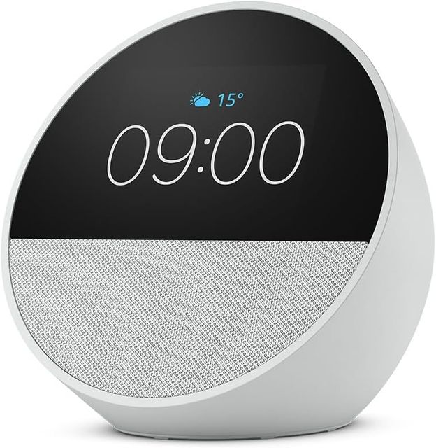 Imagen de la oferta: Amazon Echo Spot (modelo de 2024) | Despertador inteligente con sonido de calidad y Alexa | Blanco