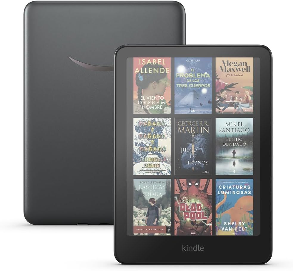 Imagen de: Amazon Kindle Colorsoft Signature Edition (32 GB) de Amazon | Con pantalla a color, luz frontal autorregulable, carga inalámbrica y gran duración de la batería