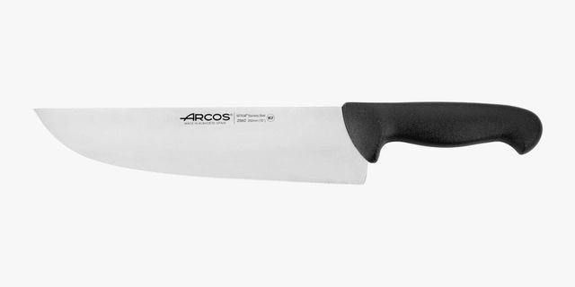 Imagen de la oferta: Arcos Cuchillo carnicero Acero Inoxidable Nitrum. Cuchillo cocina profesional para cortar carne, pescado y verduras. Mango ergonómico polioximetileno. Serie 2900. Color negro