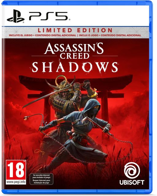Imagen de la oferta: Assassin's Creed Shadows Limited Edition (Exclusivo para Amazon.es) (PS5)