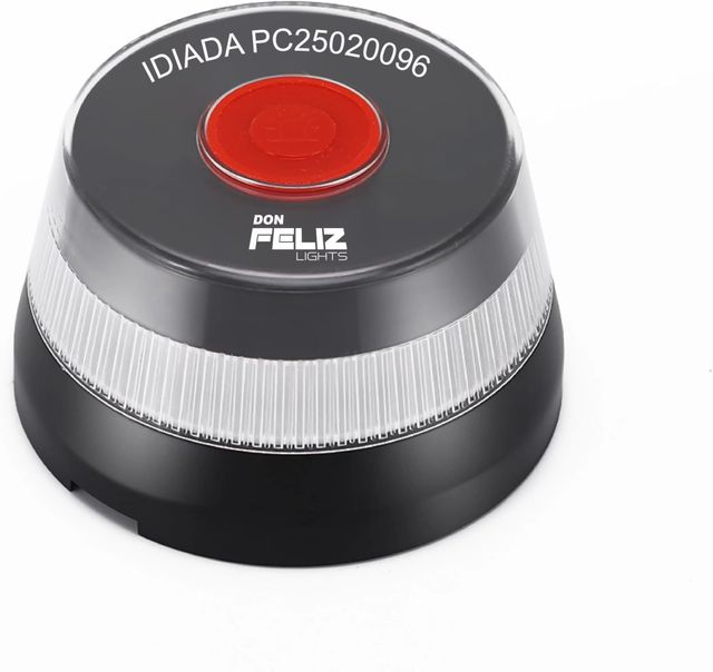 Imagen de la oferta: Don Feliz. Baliza Emergencia V16 conectada con geolocalizacion DGT 3.0, luz de Emergencia homologada y autorizada por DGT, con Pilas Incluidas, conectividad Telefonica