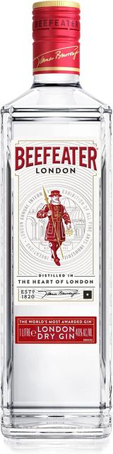 Imagen de la oferta: Beefeater London Dry Ginebra, 1L