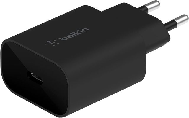 Imagen de la oferta: Belkin Cargador de pared BoostCharge de 25 W con PPS, USB-C Power Delivery, Carga rápida para iPhone 17, iPhone Air, iPhone 16, Samsung, Galaxy Tab,y iPad entre otros - Negro
