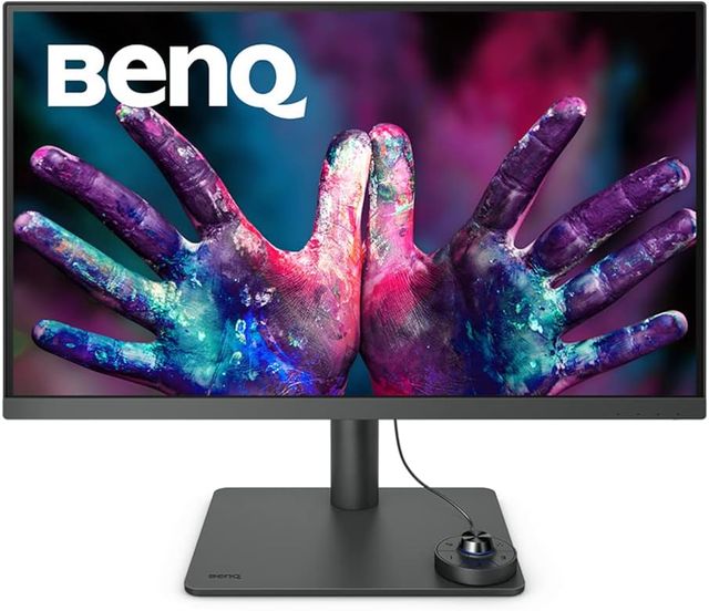 Imagen de la oferta: BenQ PD2705U Monitor de diseño (tecnología AQCOLOR, 27 pulgadas, 4K UHD, IPS, color panorámico P3, carga USB-C, DP / HDMI, KVM, altura ajustable) Compatible con MacBook
