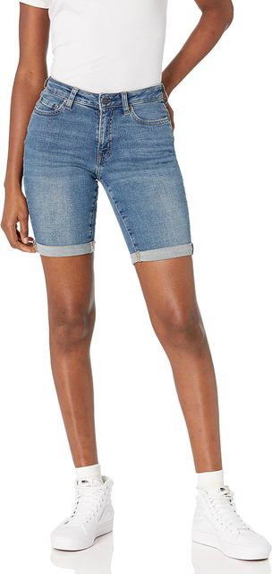 Imagen de la oferta: Amazon Essentials Bermudas Vaqueras de Corte Ajustado de 22,9cm Mujer
