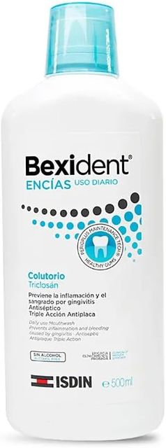 Imagen de la oferta: ISDIN Bexident Encías Uso Diario Colutorio con CPC + Cymenol, Reduce el sangrado y la inflamación por gingivitis en 2 días, 1 x 500ml