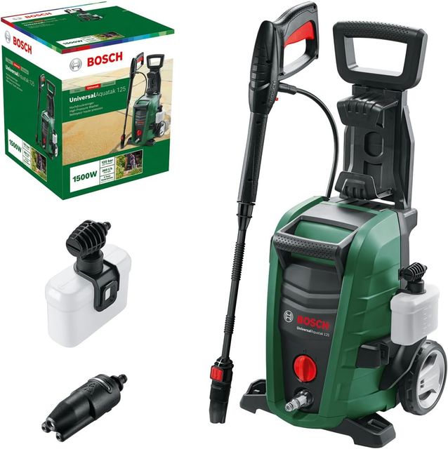 Imagen de la oferta: Bosch Home and Garden Limpiadora de Alta Presión, Limpiador de Alta Presión, 1500 W, 125 Bares