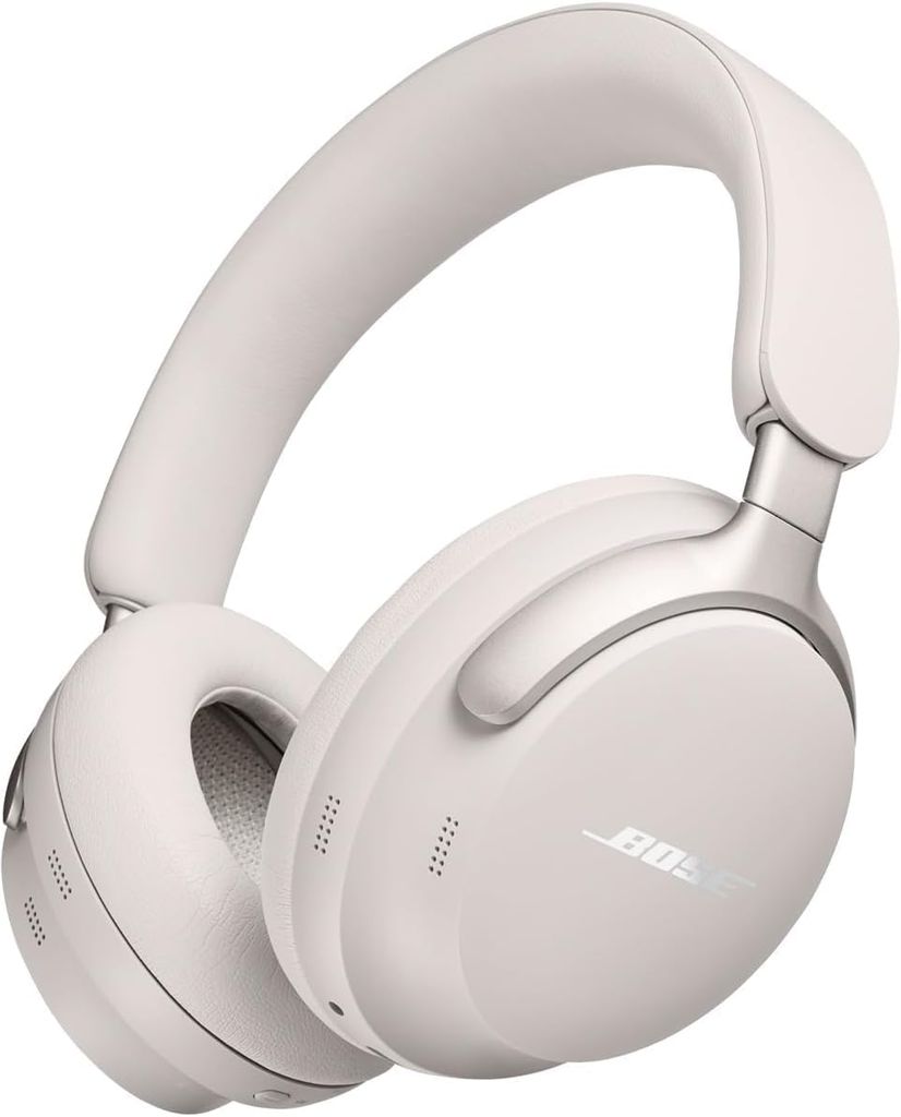 Imagen de: Bose QuietComfort Ultra Headphones, Auriculares inalámbricos con cancelación de ruido con audio espacial, Auriculares de diadema con micrófono, Batería de larga duración hasta 24 horas, Blanco Ahumado