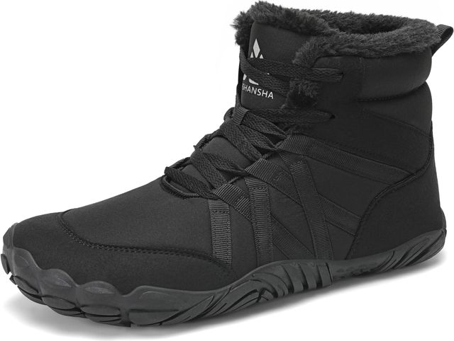 Imagen de la oferta: Mishansha Barefoot Botas Invierno Hombre Mujer Calentitas Botines de Nieve Cómodas Antideslizante GR.36-48