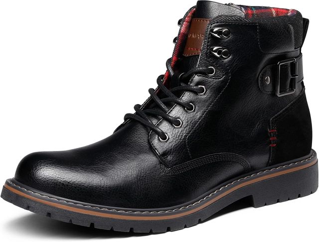 Imagen de la oferta: Bruno Marc Botas de Combate Militar para Hombres Botines de Moto Tactical para Hombre