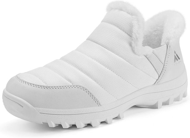 Imagen de la oferta: Mishansha Zapatos de Invierno para Mujer Forrados Botas de Nieve Antideslizantes, Tallas 36-42