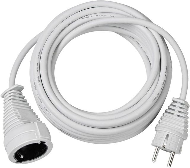 Imagen de la oferta: Brennenstuhl Cable alargador de Corriente de 5 m (alargador eléctrico para Interiores) Blanco