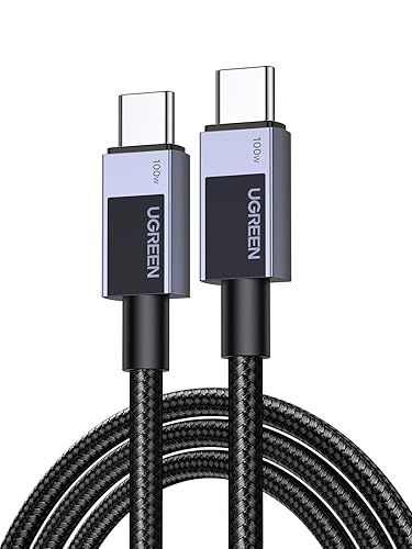 Imagen de la oferta: UGREEN 100W Cable USB C Carga Rápida PD 3.0, Tipo C 20V 5A con Carcasa de Aluminio Trenzado Nylon, Compatible con MacBook Air, Dell, iPad, iPhone 17 Pro Max Air/16/15, Galaxy S25 S24, Pixel 9/8.1M