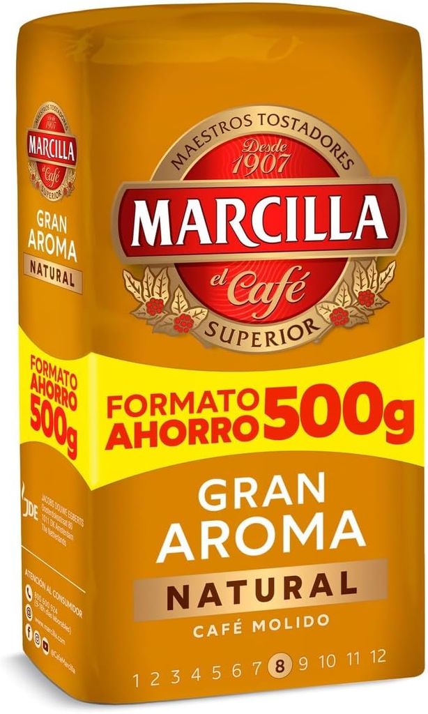 Imagen de: Marcilla Café Molido Natural 500 g