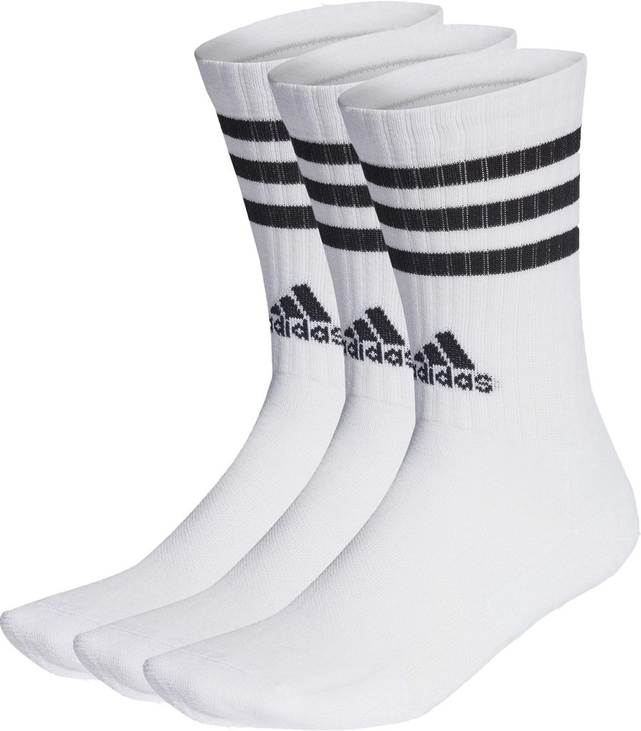 Imagen de: adidas 3-stripes Cushioned Crew Socks 3 Pairs Calcetines Unisex adulto