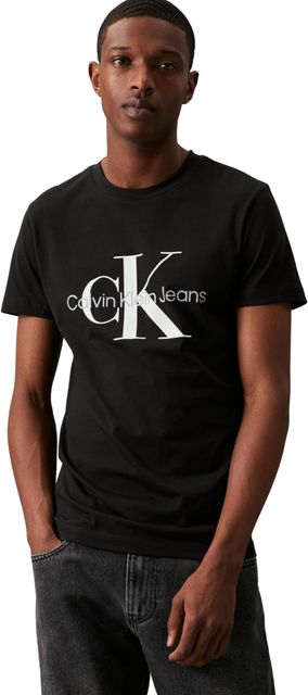 Imagen de la oferta: Calvin Klein Camiseta de Manga Corta Hombre Core Monologo Slim Fit