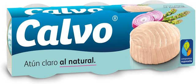 Imagen de la oferta: Calvo Atún Claro al Natural, 3 x 80g