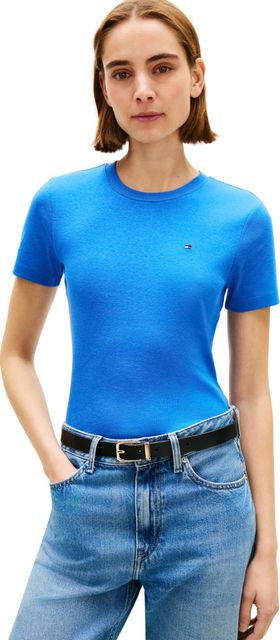 Imagen de la oferta: Tommy Hilfiger Camiseta de Manga Corta Mujer Slim Cody con Cuello Redondo