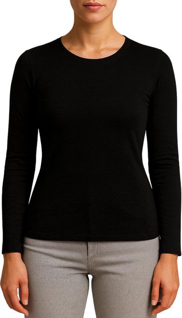 Imagen de la oferta: Valko Camiseta Termica Mujer Manga Larga – Camiseta Interior Suave y Elástica con Interior Afelpado – Ropa Termica Mujer Invierno