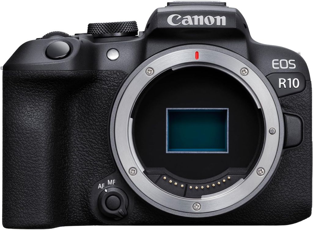 Imagen de: Canon EOS R10 Cámara Mirrorless (Solo Cuerpo) - Cámara Digital Compacta - Enfoque Dual Pixel CMOS AF II y Grabación 4K hasta 60p - Bluetooth, Wi-Fi y USB-C - Ideal para Explorar Estés Donde Estés