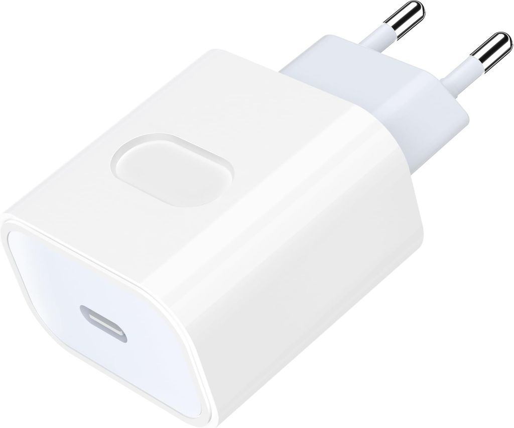 Imagen de: 20W USB-C Fast Charger PD3.0 Power Adapter Compatible with iPhone 15/15 Pro/15 Pro Max/15 Plus/14/13/12/11/SE/Pro/iPad