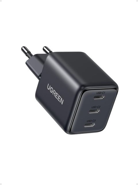 Imagen de la oferta: UGREEN Zapix 30W Cargador USB C Carga Rapida para iPhone 3 Puertos GAN Enchufe de Pared Compatible con iPhone 17 Pro MAX Air 16 15 14 Plus Pixel 9 Pro 7a Galaxy S25 S24 Ultra A56 A16 iPad MacBook Air