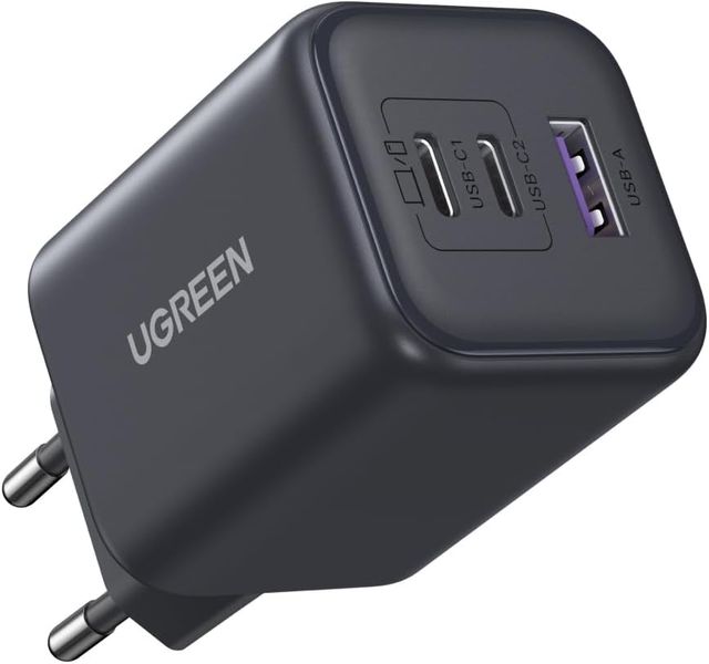 Imagen de la oferta: UGREEN Cargador USB 2C+1A 45W GAN, Compatible con Samsung Super Fast Charging 2.0, Carga Rápida para Galaxy Galaxy S+/Ultra Serie, MacBook Air, iPhone 17 Pro MAX ECC