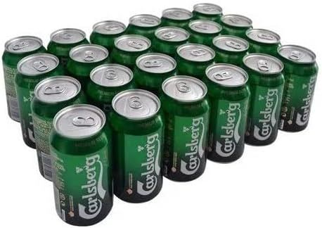 Imagen de la oferta: Carlsberg, Cerveza Dorada, Sabor Característico, Caja 24 Latas x 33 cl