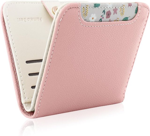 Imagen de la oferta: Pomelo Best Cartera Pequeña para Mujer Ultra-Thin Monedero de Cuero PU con RFID Bloqueo, Elegante Ligero y Práctico para Diario y Viajes