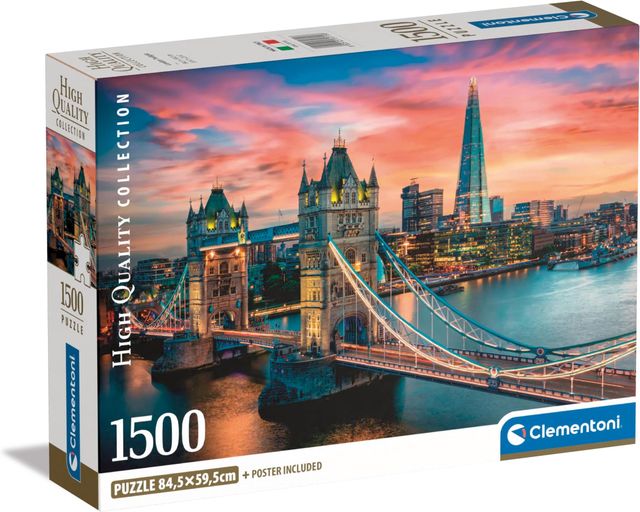 Imagen de la oferta: Clementoni Puzzle Collection London Twilight - Puzzle De 1500 Piezas para Adultos, Rompecabezas Adultos, Ciudad, Relajante, Entretenimento, 31715