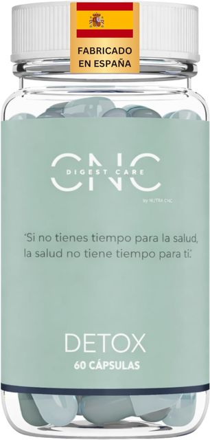 Imagen de la oferta: CNC DETOX adelgazante potente – Drenante, Diurético y Depurativo – Regeneración de Colon, Hígado e Intestinos – Elimina toxinas y líquidos – Probióticos 100B + Aloe Vera + Carbón Activo + Hinojo