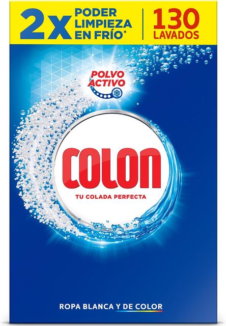 Imagen de la oferta: Colon Detergente Polvo, Azul, 130 Lavados, 130 Dosis
