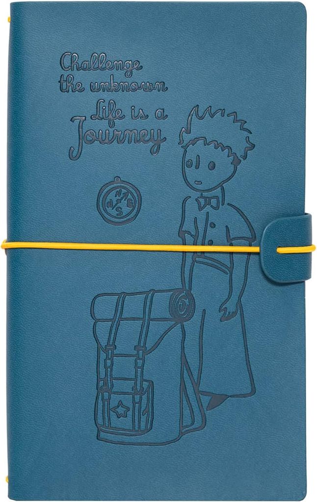 Imagen de: Grupo Erik Cuaderno de viaje El Principito - Diario de viaje (Travel Journal : Cuero sintético) | Diario personal : Libreta pequeña de bolsillo, 19,6x12 cm