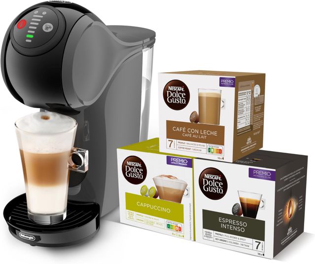 Imagen de la oferta: De'Longhi Dolce Gusto Genio S EDG226.A, Máquina de Café en Cápsulas, Incluye 3 Paquetes de Cápsulas, Diseño Compacto, Tamaño de Bebida Ajustable, Depósito de Agua Extraíble de 0,8L, 1600 W, Gris
