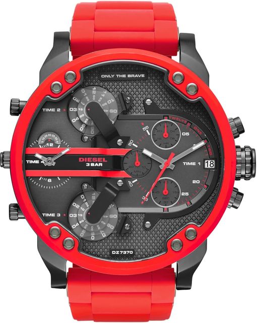 Imagen de la oferta: Diesel Mr. Daddy Reloj para Hombre, Movimiento multifunción de Cuarzo con Correa de Acero Inoxidable