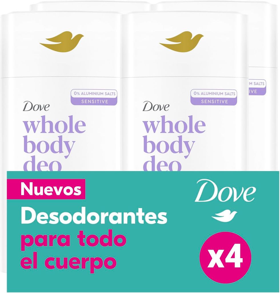 Imagen de: Dove Stick All Over Body Lavender 75 ml (Paquete de 4)