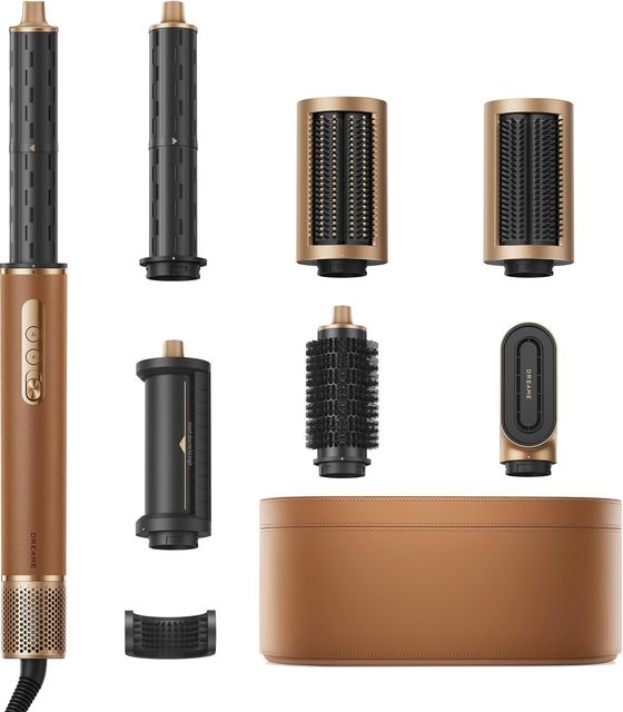 Imagen de la oferta: dreame AirStyle Pro, Moldeador de Pelo 7 en 1, Secado Rápido, 2 Cilindros Moldeadores, Da Volumen al Pelo, Reduce el Encrespamiento, Estuche de Piel, Peinado con Flujo de Aire, Diseño Magnético