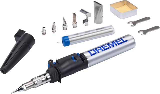 Imagen de la oferta: Soldador sin cables Dremel Versatip 2000 - Kit de soldadura de gas butano con 7 puntas intercambiables para soldadura, quemado de madera, pirograbado, fabricación de joyas, artes y manualidades
