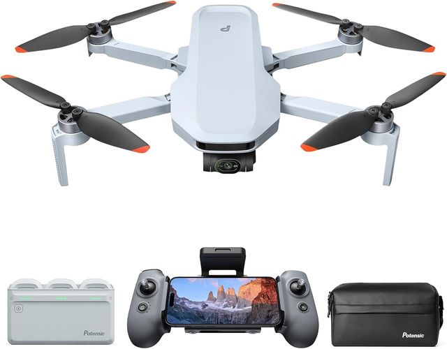 Imagen de la oferta: Potensic ATOM 2 Dron con Cámara para Adultos, Video 4K/Foto 8K, <249g, Gimbal 3 Ejes, Transmisión 10KM, Seguimiento AI, Grabación Vertical, AI Noche Shot, QuickShots, 96 Min de Vuelo Fly More Combo